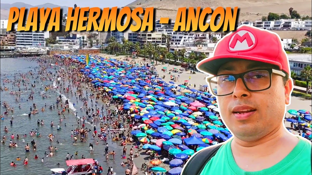 🌊Esta es la PLAYA más SEGURA del PERÚ [PLAYA HERMOSA - ANCON]