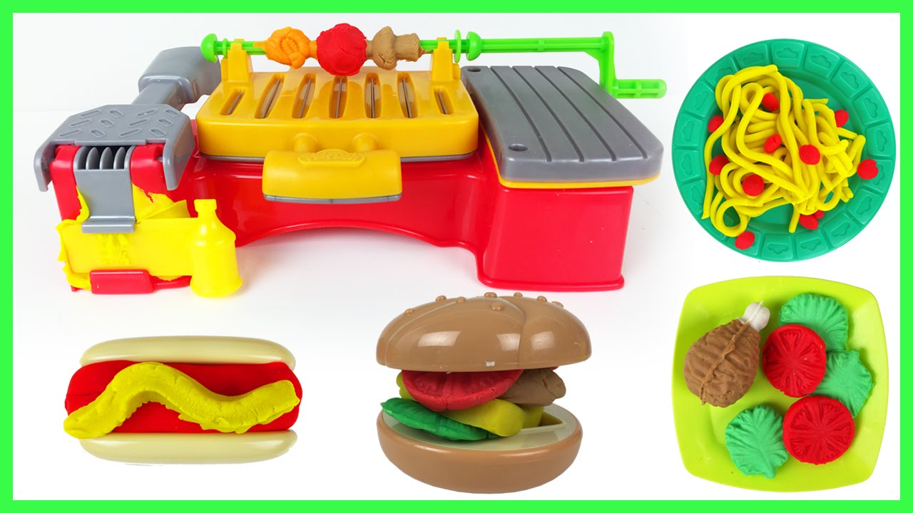 Play doh burger party barbecue - La Poste