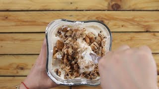 チョコチップクッキーで♪ ザクザク食感のチーズケーキ - YouTube