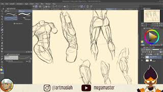 [L I V E] Anatomy Studies + Promo Art {test stream}🎵⚡☕