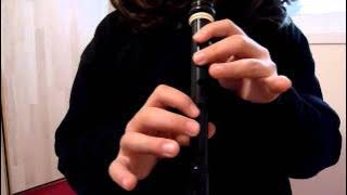 How to Play My Bonnie Lies Over the Ocean on recorder - Tutorial