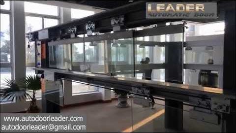 Automatic sliding door operator producing and testing in the factory