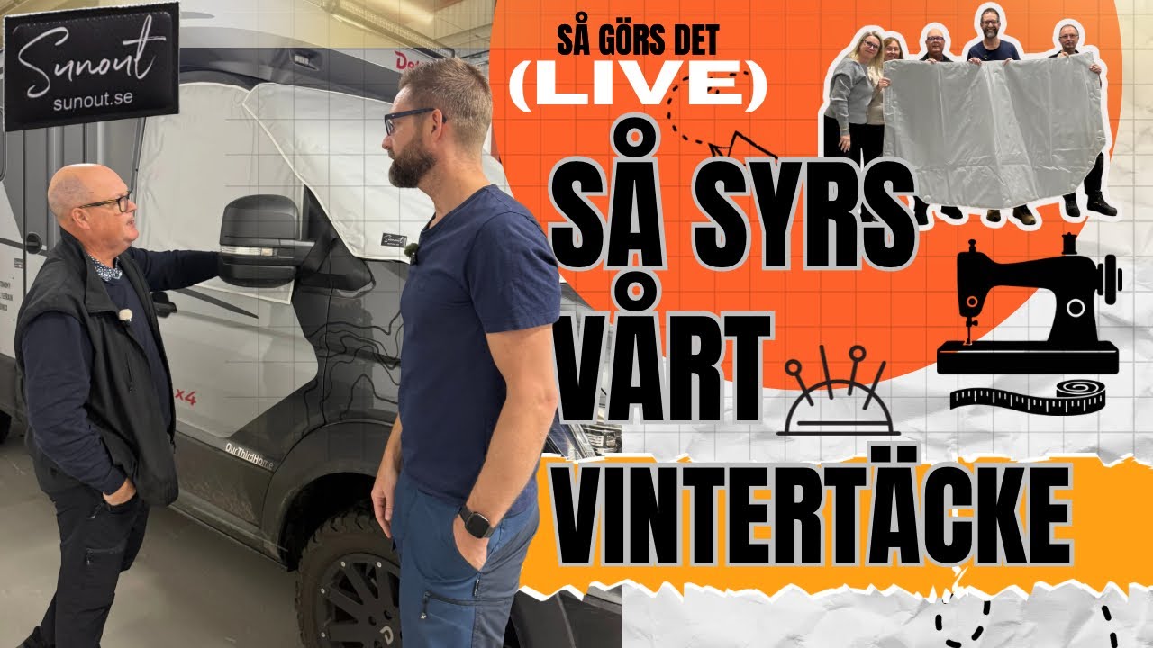 Så sys ett vintertäcke till husbil – vi är med hos Sunout