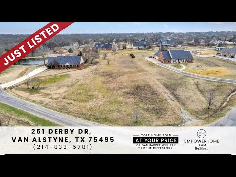 251 Derby Drive, Van Alstyne, TX home video tour