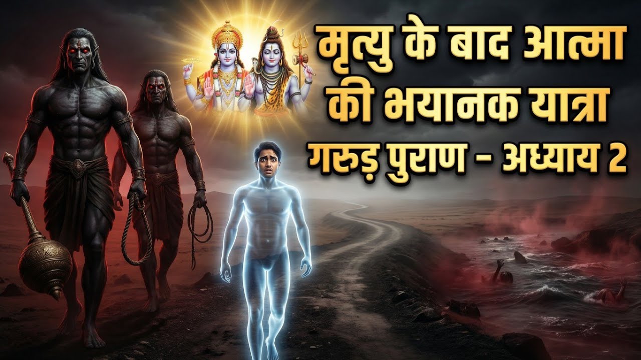 गरुड़ पुराण अध्याय 2 | यमलोक की कठिन यात्रा और जीवात्मा की परीक्षा 