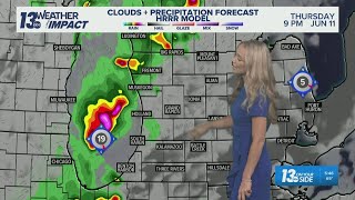 13 ON YOUR SIDE Forecast: Another Round of Severe Storms This Evening