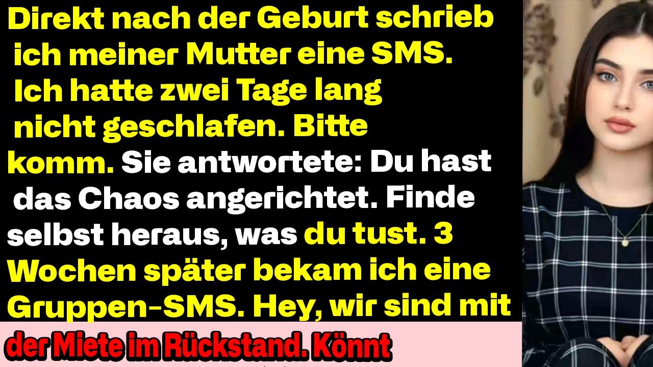 Unmittelbar nach der Geburt schrieb ich meiner Mutter: „Ich habe seit zwei Tagen nicht geschlafen