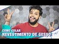 OLHA QUE INCRÍVEL O RESULTADO DA INSTALAÇÃO DO REVESTIMENTO DE GESSO HEXAGONAL DIY I I TEMP03EP55