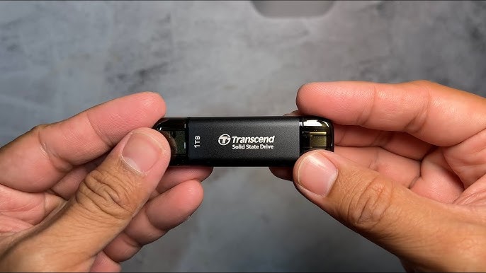Transcend ESD310C Dual USB Ultra 1TB Portable SSD : Unboxing and