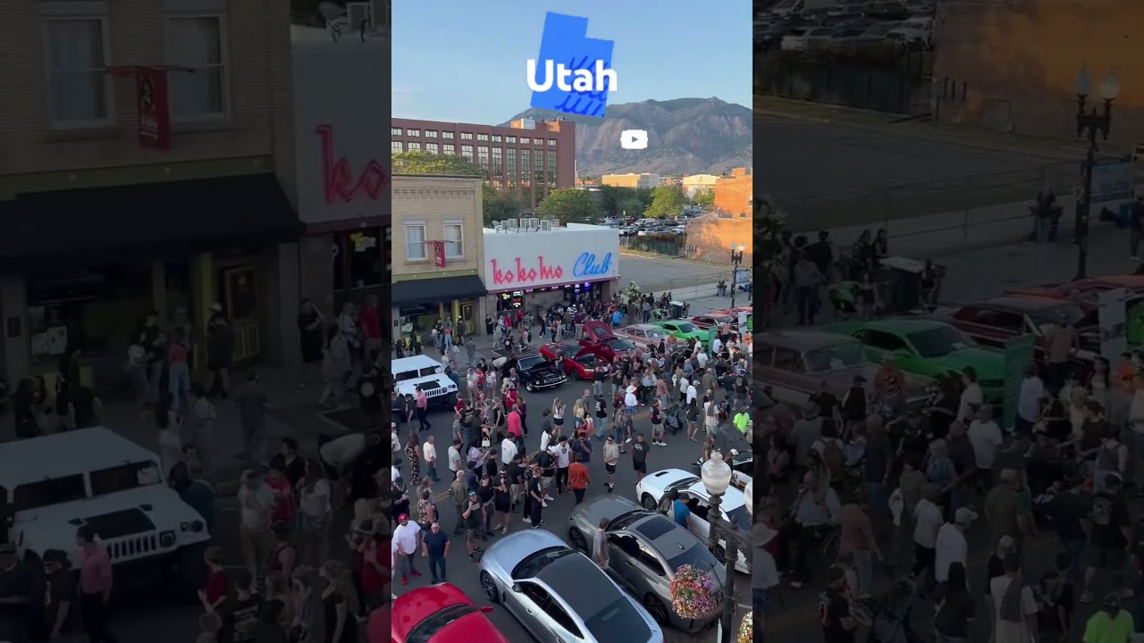 Epic Car Show on Historic 25th in Ogden Utah