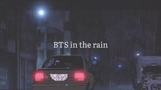 BTS in the rain sleep/chill/study playlist