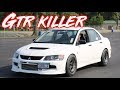 Evo 9 Punishes Modified GTR on the Highway!  - "BURNALL4"