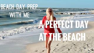 SUMMER BEACH DAY PREP | WHAT I PACK + PERFECT DAY AT THE BEACH |