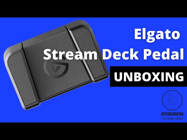 Elgato Stream Deck Pedal Unboxing | Hands-free stu...