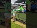 CHN leads the Viking Clap with fans