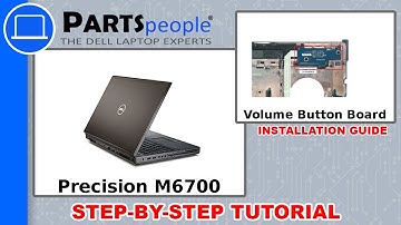 Dell Precision M6700 (P22F001) Volume Buttons Board How-To Video Tutorial