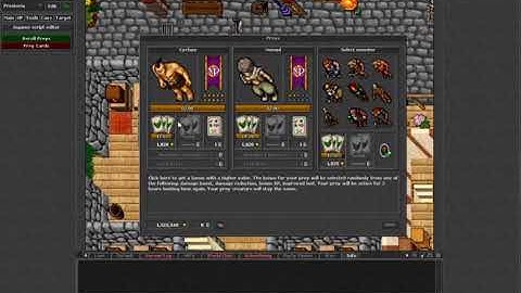 OTClient | Prey Rerolls (for gp or prey cards)