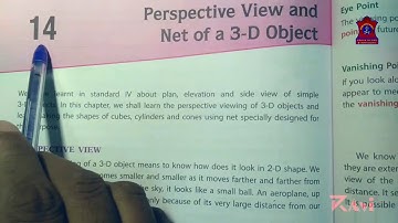 Mathematics grade 5 | Ch 14-Perspective view and net of a 3-D object- Ex-14.1 | APS BINNAGURI
