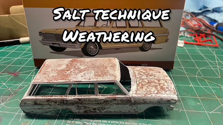 Model car weathering rust salt technique ep#40