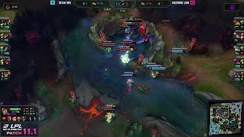 WE Beishang steals Baron from LNG Tarzan and gets the triple kill  | Week 3 Day 7 LPL SPRING SPLIT