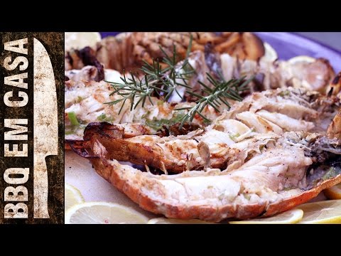 RECEITA DE LAGOSTA GRELHADA (GRILLED LOBSTER)