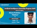 Disease Prediction|Artificial Intelligence Internship Program June'22 Cohort | Clevered