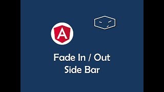 fade in and out side bar in angular 5
