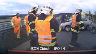 Výjezd JSDH Zbiroh - Dopravní nehoda 46. km D5 směr Rozvadov