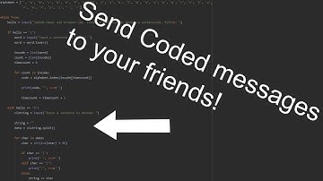 How to Code an Encoder and Decoder in Python!