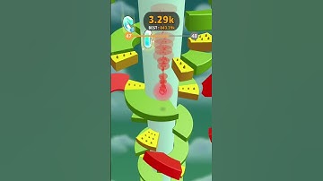 Amazing 🤩 green 🍏 colour stackball  #gaming #stackballgame #ballgames #games #stackboll #stackball