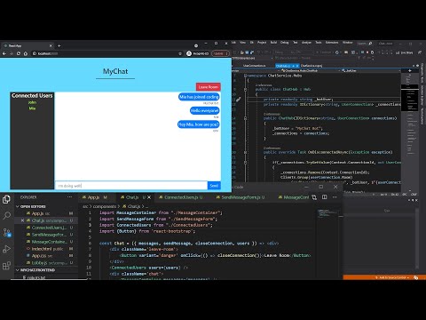 Real-Time Chat | Using React, .Net 5.0 and SignalR