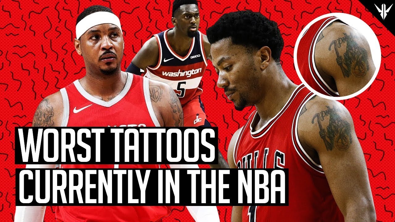Unfortunate NBA tattoos and then men who sport them  Pounding The Rock