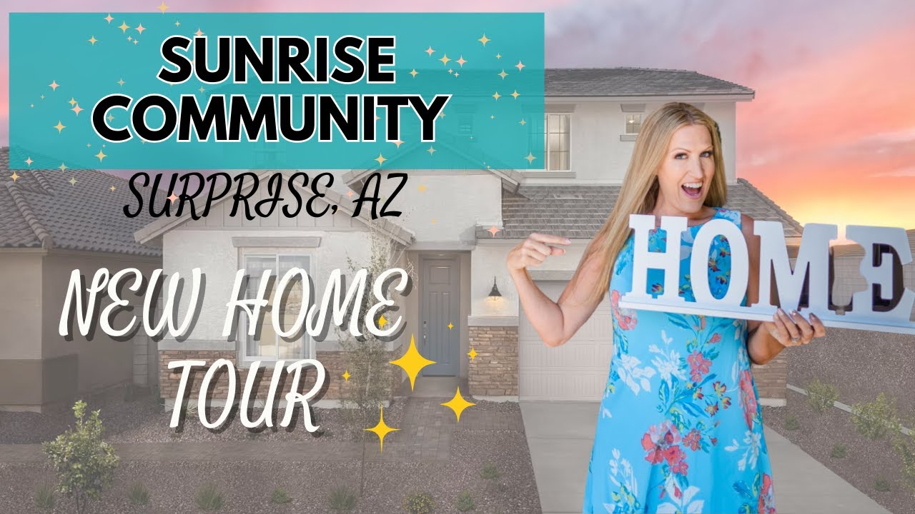 Sunrise Community New Home Tour Surprise, AZ YouTube