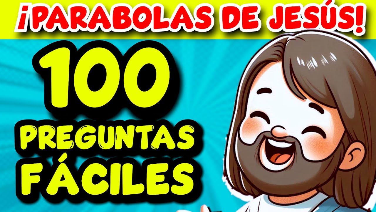 100 ACERTIJOS BIBLICOS 😧 / 100 PREGUNTAS FACILES DE LA BIBLIA AMOR | #