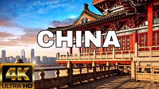 FLYING OVER CHINA (4K UHD) - AMAZING BEAUTIFUL SCENERY &amp; RELAXING MUSIC