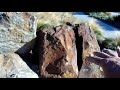 Baja Cresta Brown Boulder Landscape Art