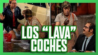 El Chavo del 8: Getting cars dirty for FREE