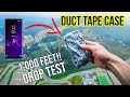 Can duct tape protect a phone from a 1,000FT DROP?! | in 4K