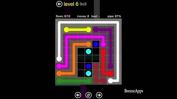 ‪Flow Free 9x9 level 6 (Regular Pack Hard)‬