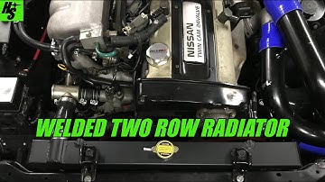 240SX S13 Build - Radiator RB Swap Cooling System Install - How To