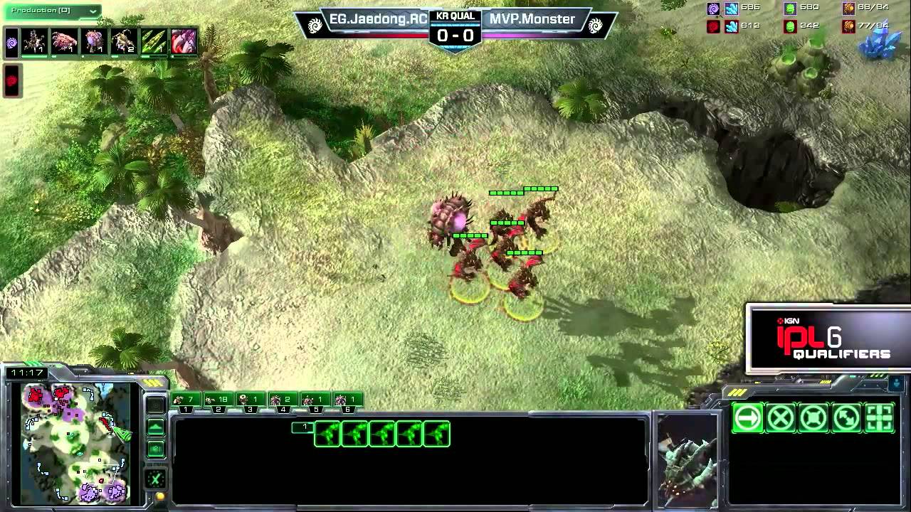 IPL6 Korean Qualifier - Monster vs EGJDRG - Game 1