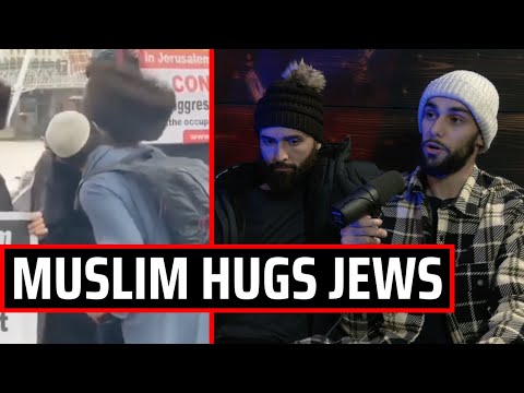 "Palestinians are people of GOD" | REACTION to A Muslim Hugging Orthodox Jews |