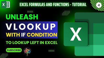 Magic of Excel VLOOKUP with IF: Lookup Values from Left Side of Table in Excel | Tutorial