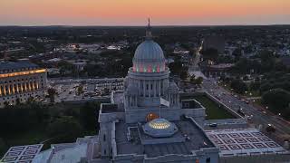 Rhode Island State House Aerial