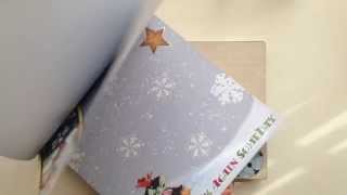 Altered Composition Notebook for Christmas Planning