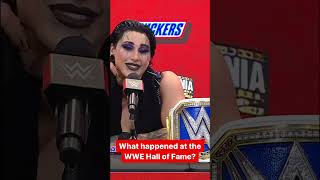 Rhea Ripley explains what happened at HOF 👀