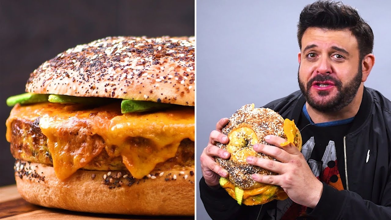 Big Breakfast Sandwich | Adam Richman Special | So Yummy DIY Breakfast Ideas