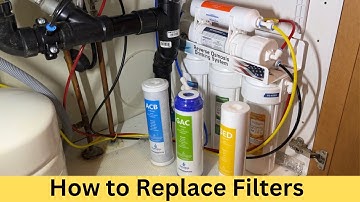 Hoe vervang ik de Express Water RO5DX omgekeerde osmosefilters?