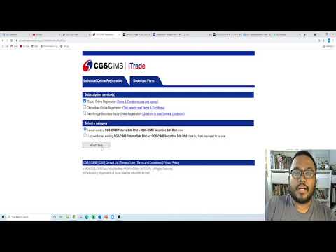 Keadah dan Cara Mendaftar Trading Hall CGS CIMB ( ITRADE)