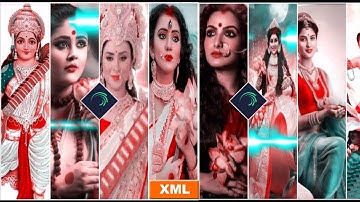 NEW TRENDING😍SARASWATI PUJA 🙏DJ STATUS VIDEO😊EDITING🤡ALIGHT MOTION XM📄FILE